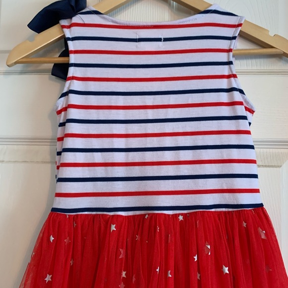Nickelodeon Jojo Siwa Stripes Patriotic Sleeveless Dress Size 10/12 Large - Picture 8 of 17